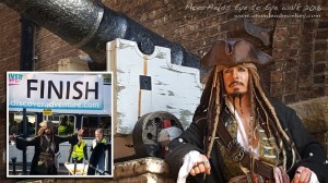 Jack Sparrow Lookalike Sean George charity walk